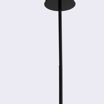 19 X 19 X 40.5 Black Aluminum Pendant Lamp HomeRoots
