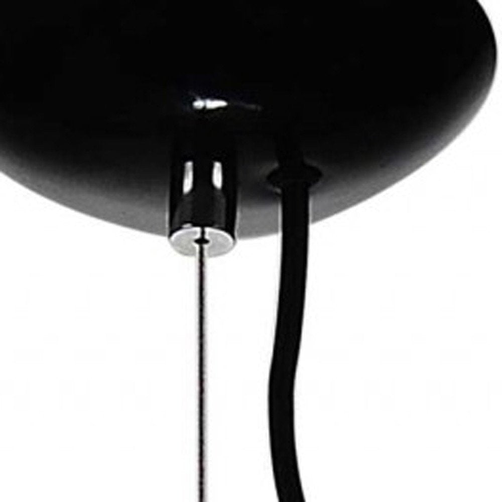 14 X 14 X 59 Black Stainless Steel Pendant Lamp HomeRoots