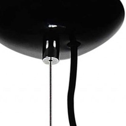 14 X 14 X 59 Black Stainless Steel Pendant Lamp