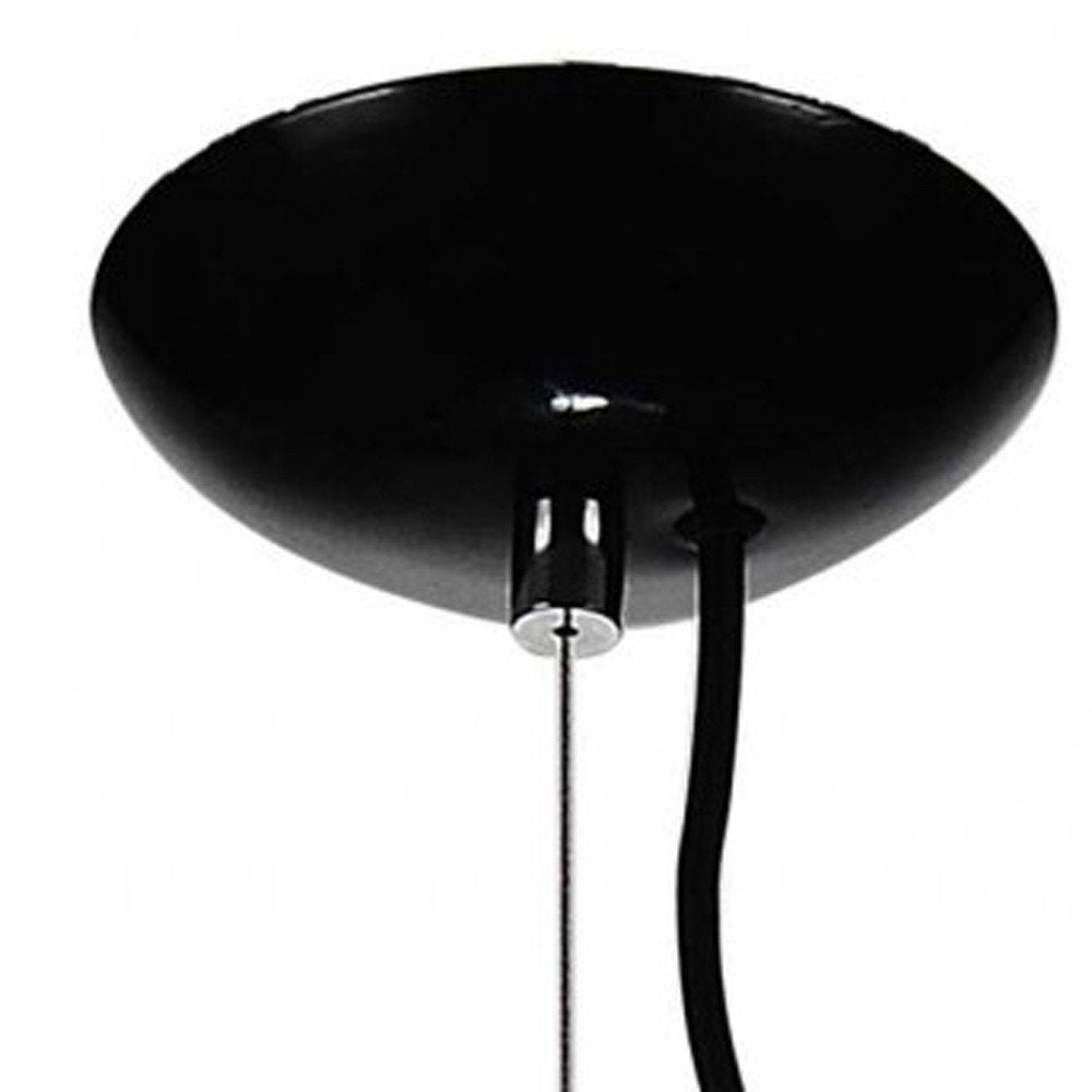 14 X 14 X 59 Black Stainless Steel Pendant Lamp HomeRoots