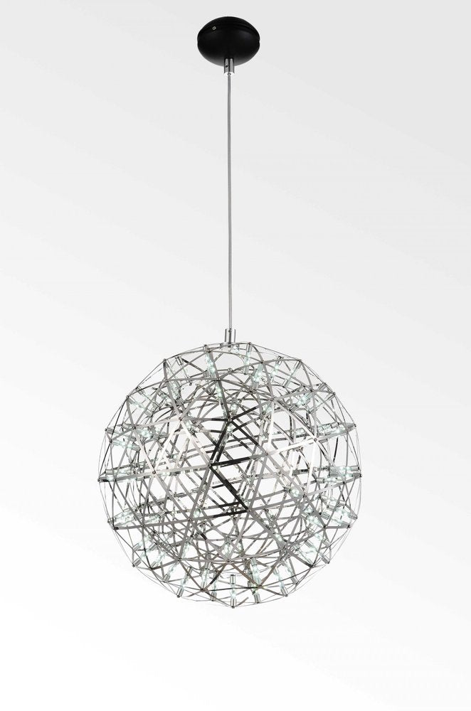 17 X" 17" Stainless Steel Pendant Lamp — view 2