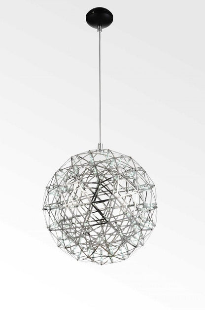17 X" 17" Stainless Steel Pendant Lamp