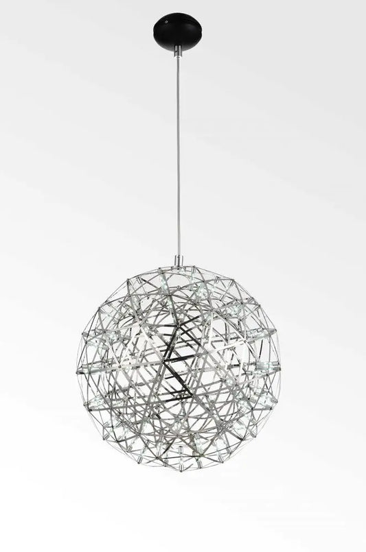 17 X" 17" Stainless Steel Pendant Lamp HomeRoots