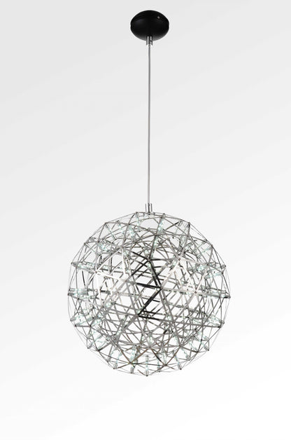 17 X" 17" Stainless Steel Pendant Lamp