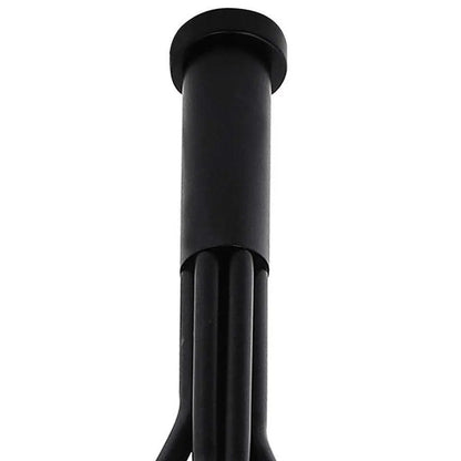 Shaded Empire Six Light Metal and Glass Flush Ceiling Light With Clear Shades HomeRoots