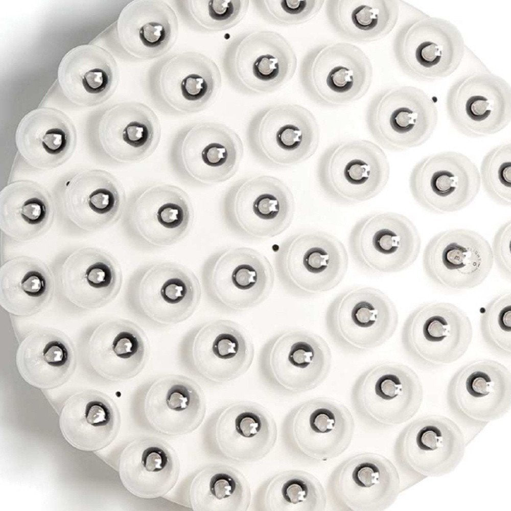 29 X 29 X 7 White Glass Metal Pendant Lamp HomeRoots