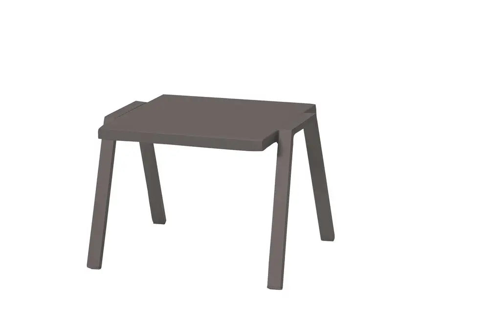 16" Taupe Aluminum End Table HomeRoots