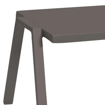 16" Taupe Aluminum End Table HomeRoots