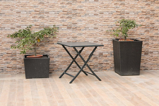 18" Gray Stainless Steel Square End Table HomeRoots