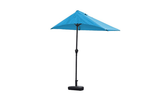 9" Aqua Outdoor Side Wall Umbrella HomeRoots