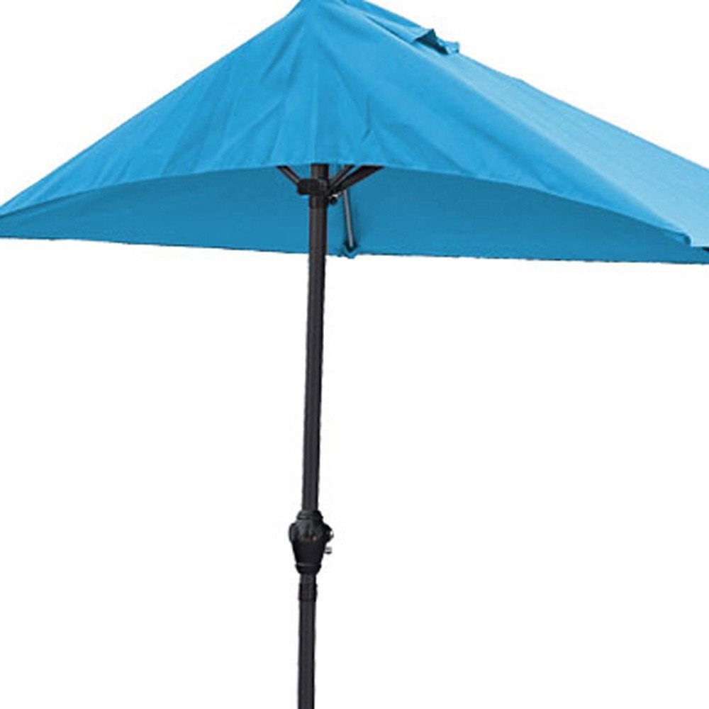 9" Aqua Outdoor Side Wall Umbrella HomeRoots