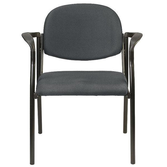 Set of Two Gray and Black Fabric Office Chair - FurniFindUSA