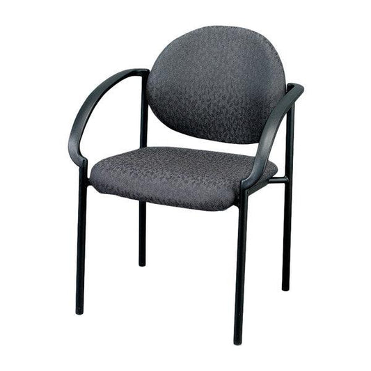 Set of Two Charcoal Fabric Office Chair - FurniFindUSA