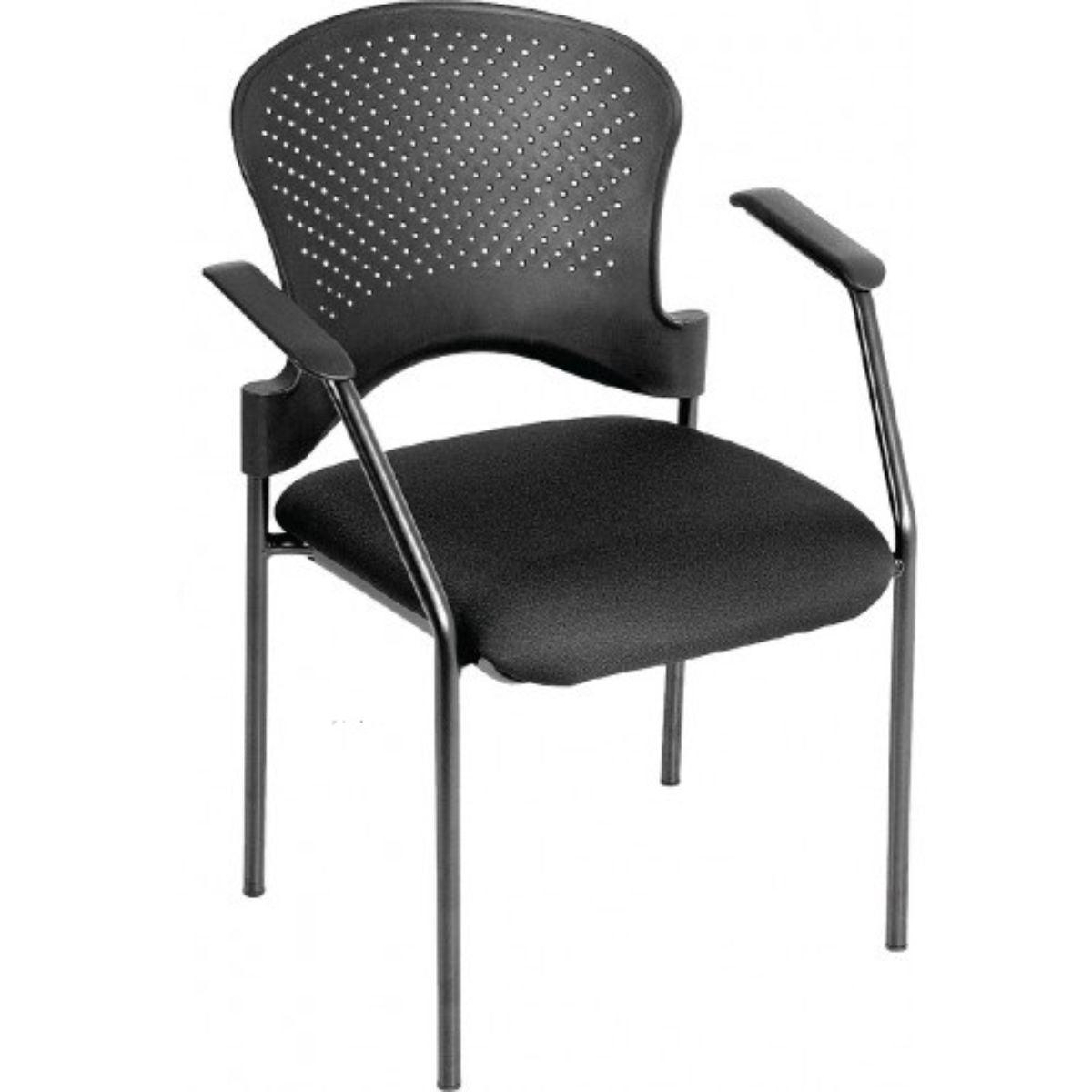 Black Plastic Office Chair - FurniFindUSA