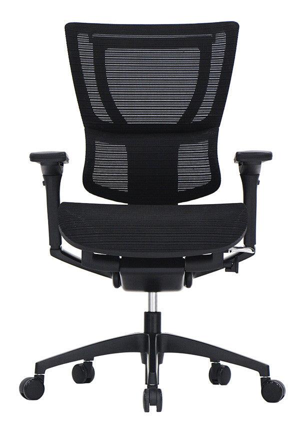 Black Adjustable Swivel Mesh Rolling Office Chair - FurniFindUSA