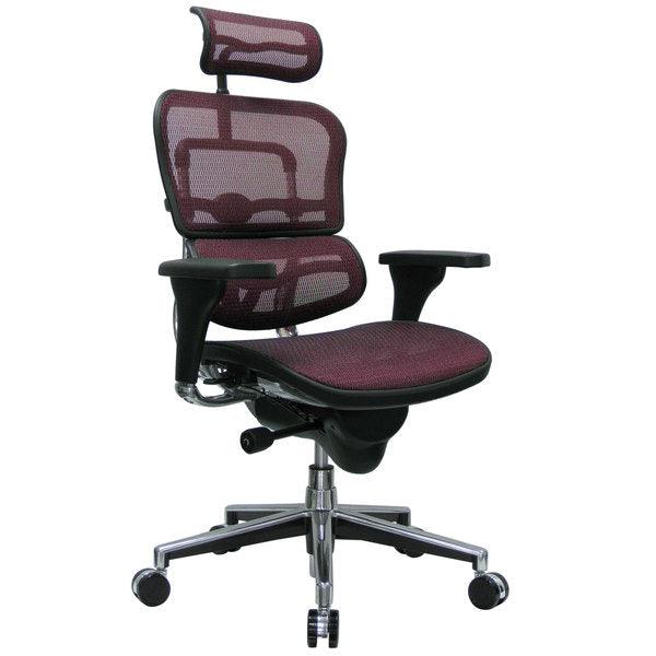 Black and Silver Adjustable Swivel Mesh Rolling Executive Office Chair - FurniFindUSA