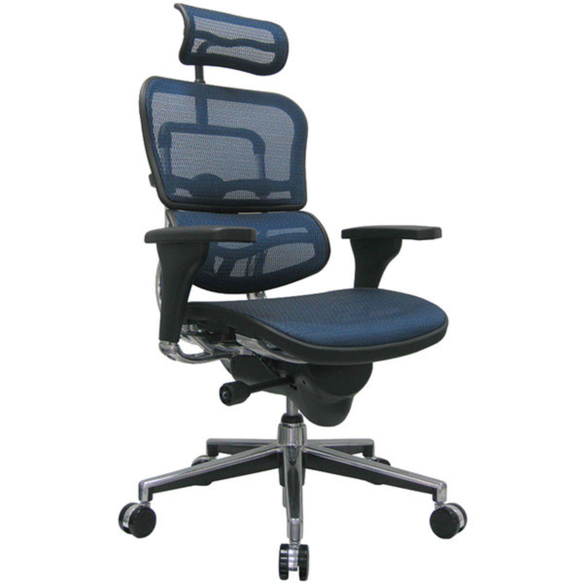 Black and Silver Adjustable Swivel Mesh Rolling Executive Office Chair - FurniFindUSA