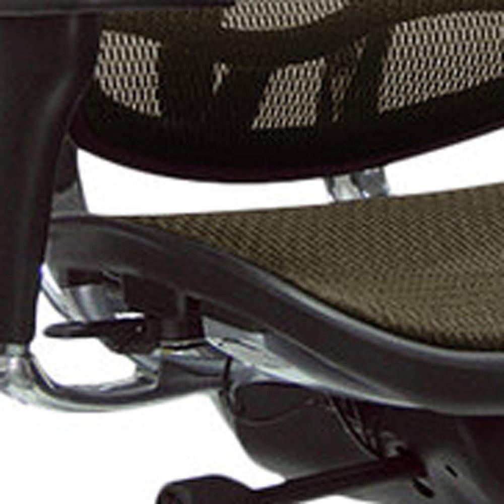 Plum and Silver Adjustable Swivel Mesh Rolling Office Chair - FurniFindUSA