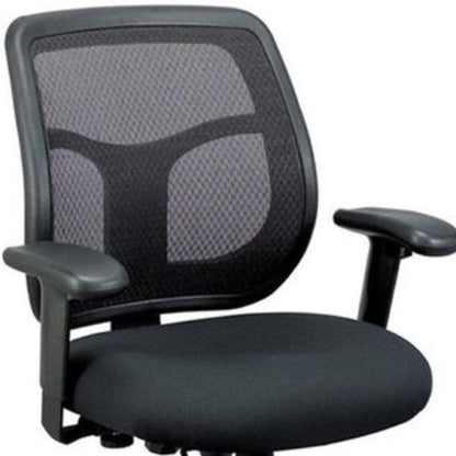 Black Adjustable Swivel Mesh Rolling Office Chair - FurniFindUSA