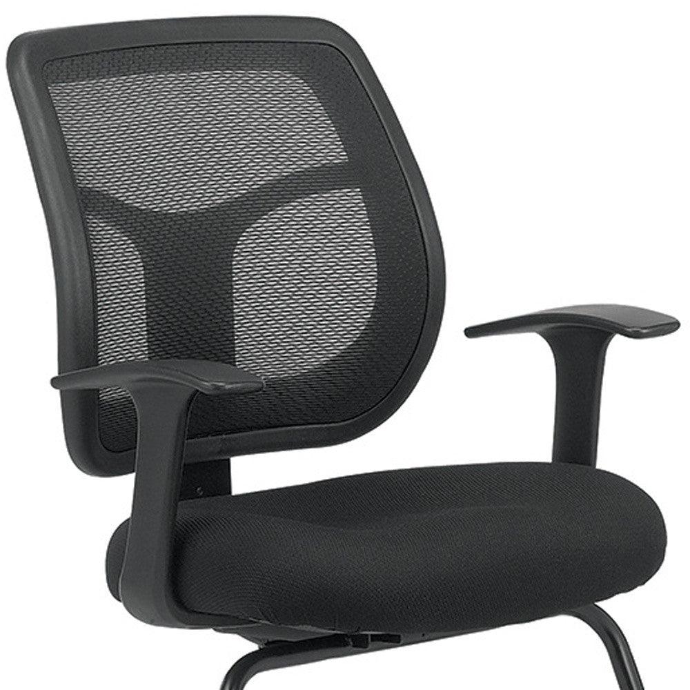 Black Swivel Mesh Office Chair - FurniFindUSA