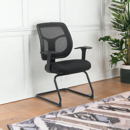 Black Swivel Mesh Office Chair - FurniFindUSA