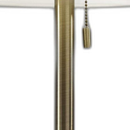 22" Black Table Lamp With Drum Shade HomeRoots