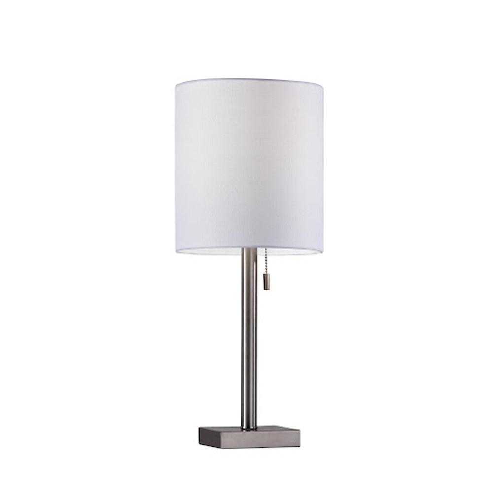 22" Black Table Lamp With Drum Shade HomeRoots