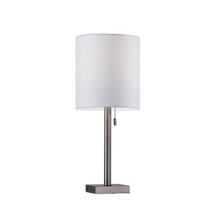 22" Black Table Lamp With Drum Shade HomeRoots