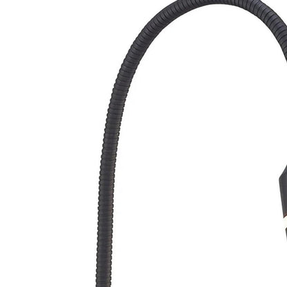 18" Black Metal Adjustable LED Desk Lamp HomeRoots