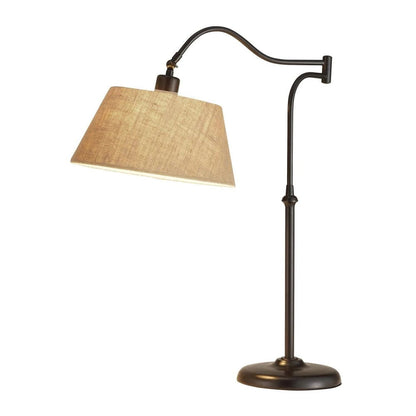 27" Black Desk Lamp With Empire Shade HomeRoots