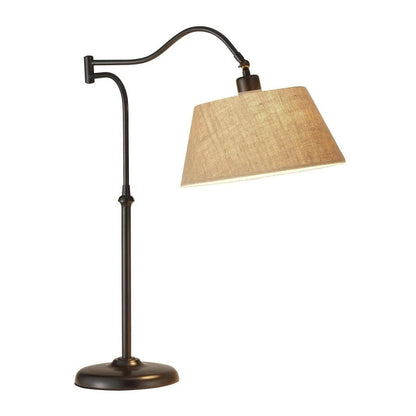 27" Black Desk Lamp With Empire Shade HomeRoots