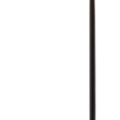 64" Beige And Black Tray Table Floor Lamp With Beige Fabric Drum Shade HomeRoots
