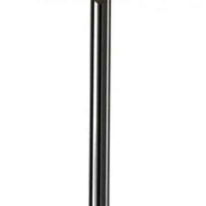 Black Nickel Finish Metal Tall White Shade Table Lamp HomeRoots