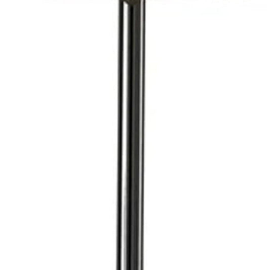 Black Nickel Finish Metal Tall White Shade Table Lamp HomeRoots