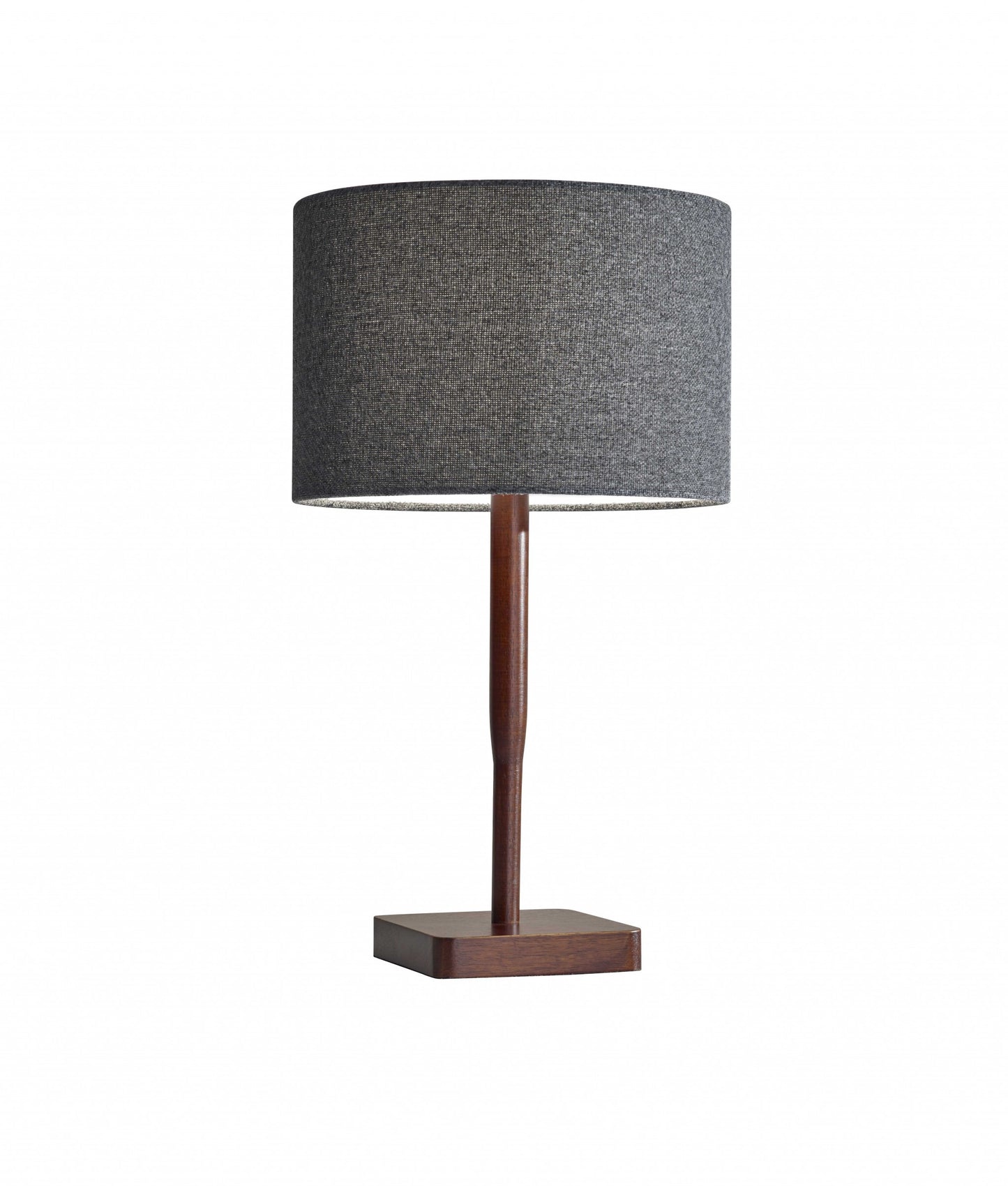 Cozy Cabin Walnut Wood Finish Table Lamp