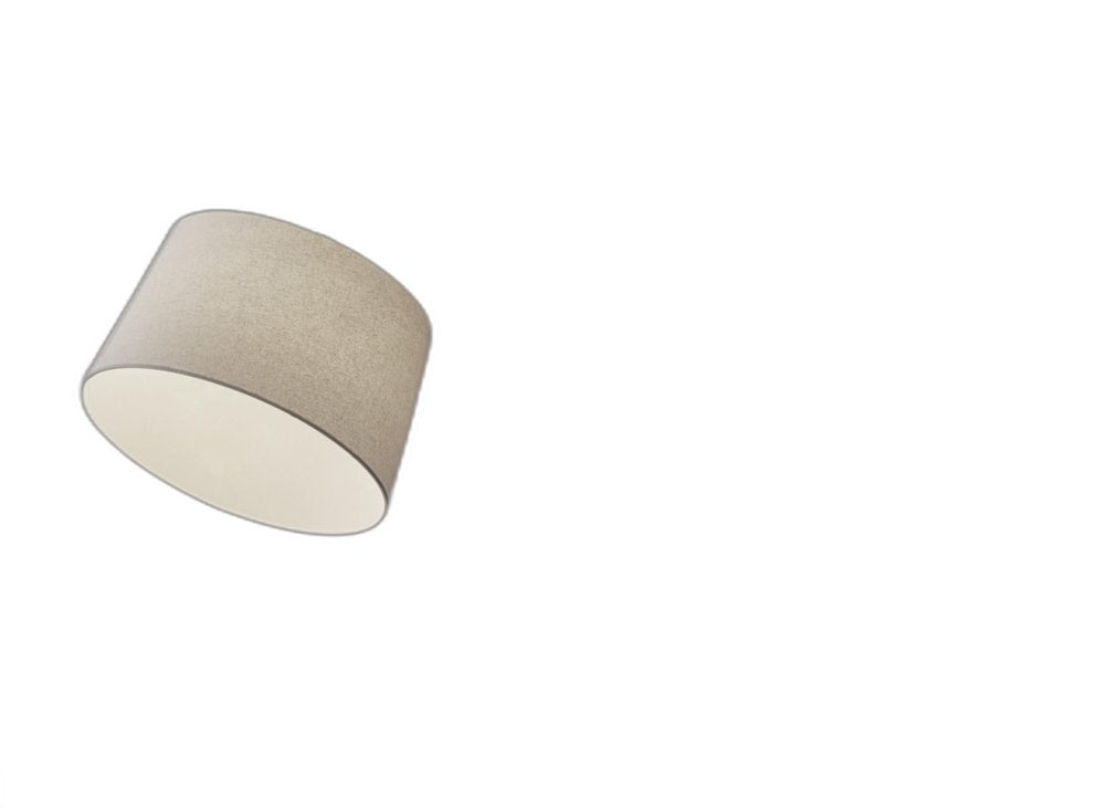 83" Silver Arc Floor Lamp With White Linen Empire Shade — view 12