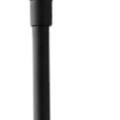 73" Black And White Torchiere Floor Lamp With White Acrylic Cone Shade HomeRoots