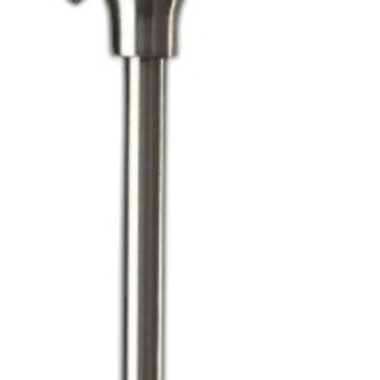 71" Silver Metal Torchiere Floor Lamp With White Bowl Shade HomeRoots