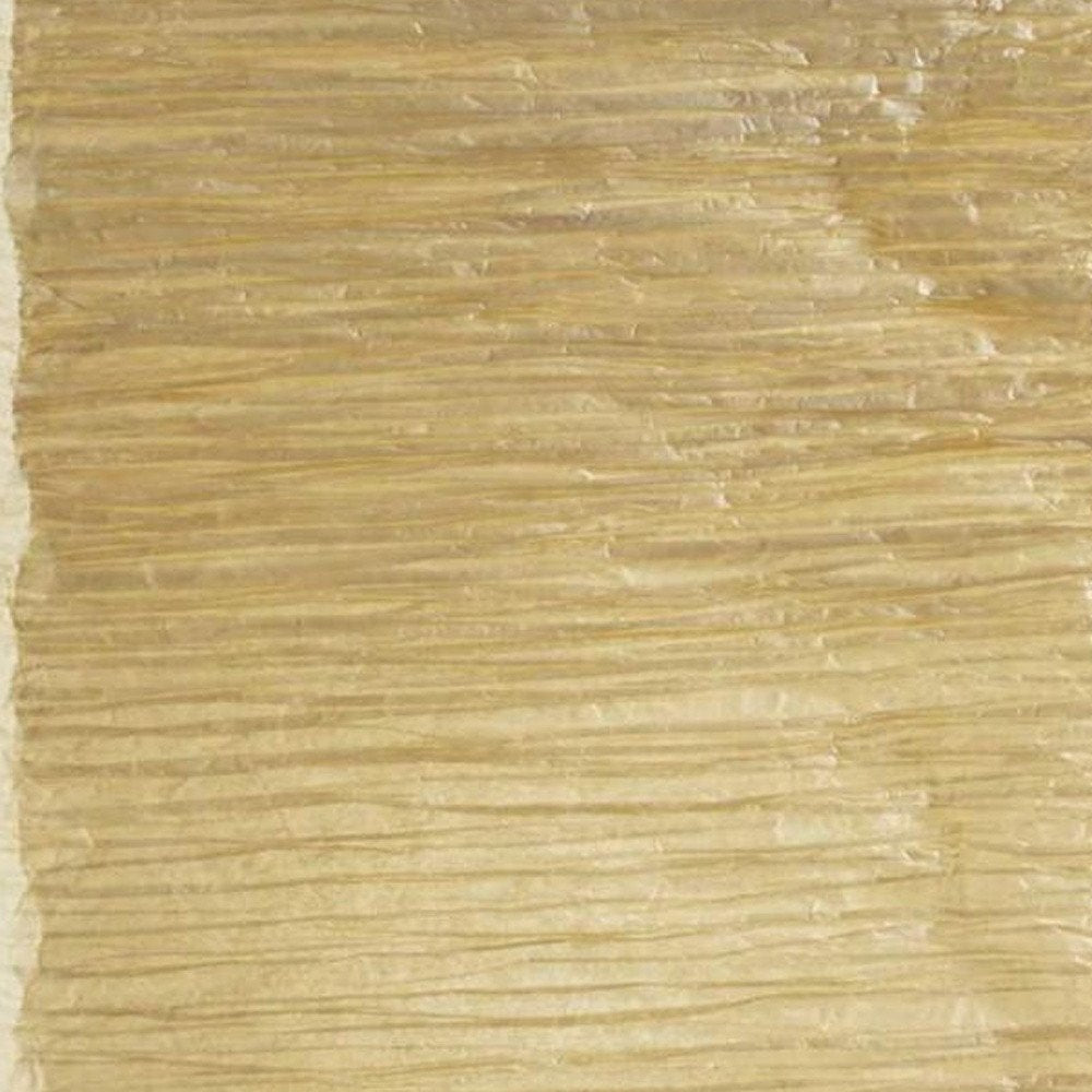25" Natural Solid Wood And Silver Metal Table Lamp Beige Paper Shade HomeRoots