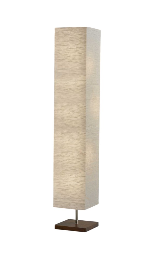 58" Natural Column Floor Lamp With Natural Paper Shade — view 8
