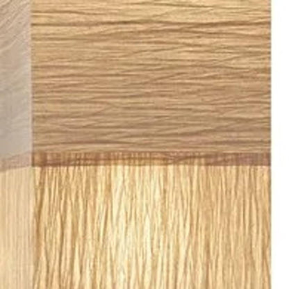 72" Brown And Silver Three Light Column Floor Lamp With Beige Paper Rectangular Shade HomeRoots