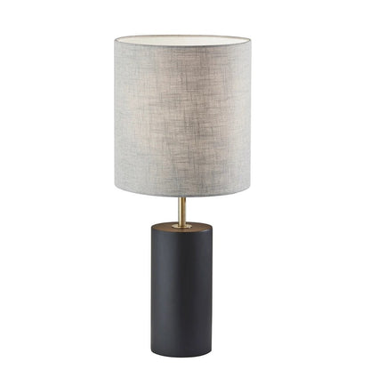 Natural Wood Circular Block Table Lamp HomeRoots