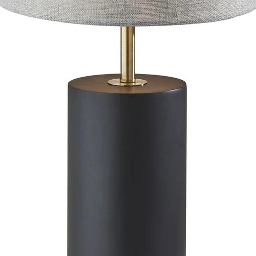 Natural Wood Circular Block Table Lamp HomeRoots