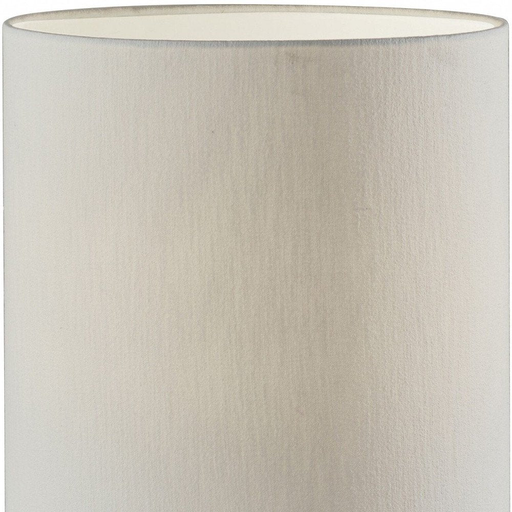 Black Wood Circular Block Table Lamp HomeRoots