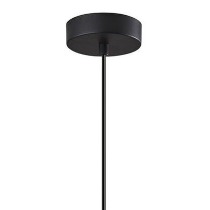 Gnome Smoked Glass Black Metal Pendant Lamp HomeRoots