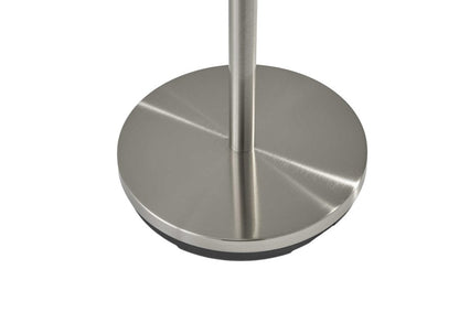 68" Brushed Steel Brushed Steel Coat Rack HomeRoots