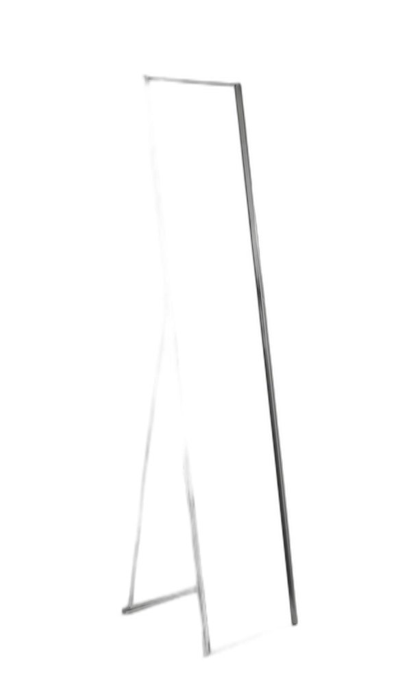 59" Silver Metal Framed Cheval Standing Mirror HomeRoots