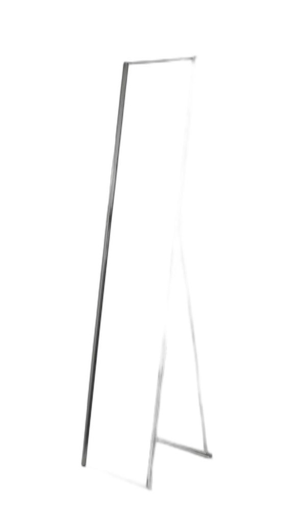 59" Silver Metal Framed Cheval Standing Mirror HomeRoots
