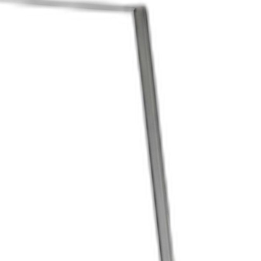 59" Silver Metal Framed Cheval Standing Mirror HomeRoots