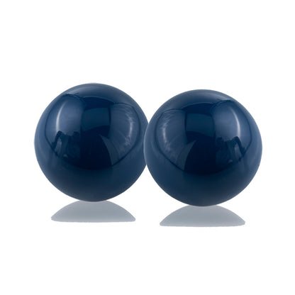 4" X 4" X 4" Blue Aluminum Classic Sphere